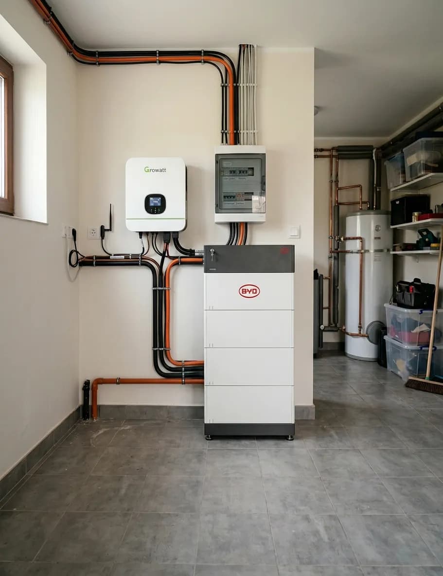 Montaż magazynu energii BYD 10 kWh - Kraków