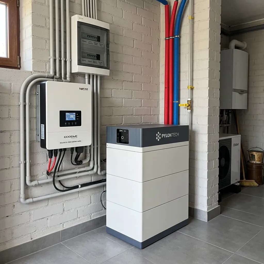 Montaż magazynu energii Pylontech 15 kWh - Gdańsk