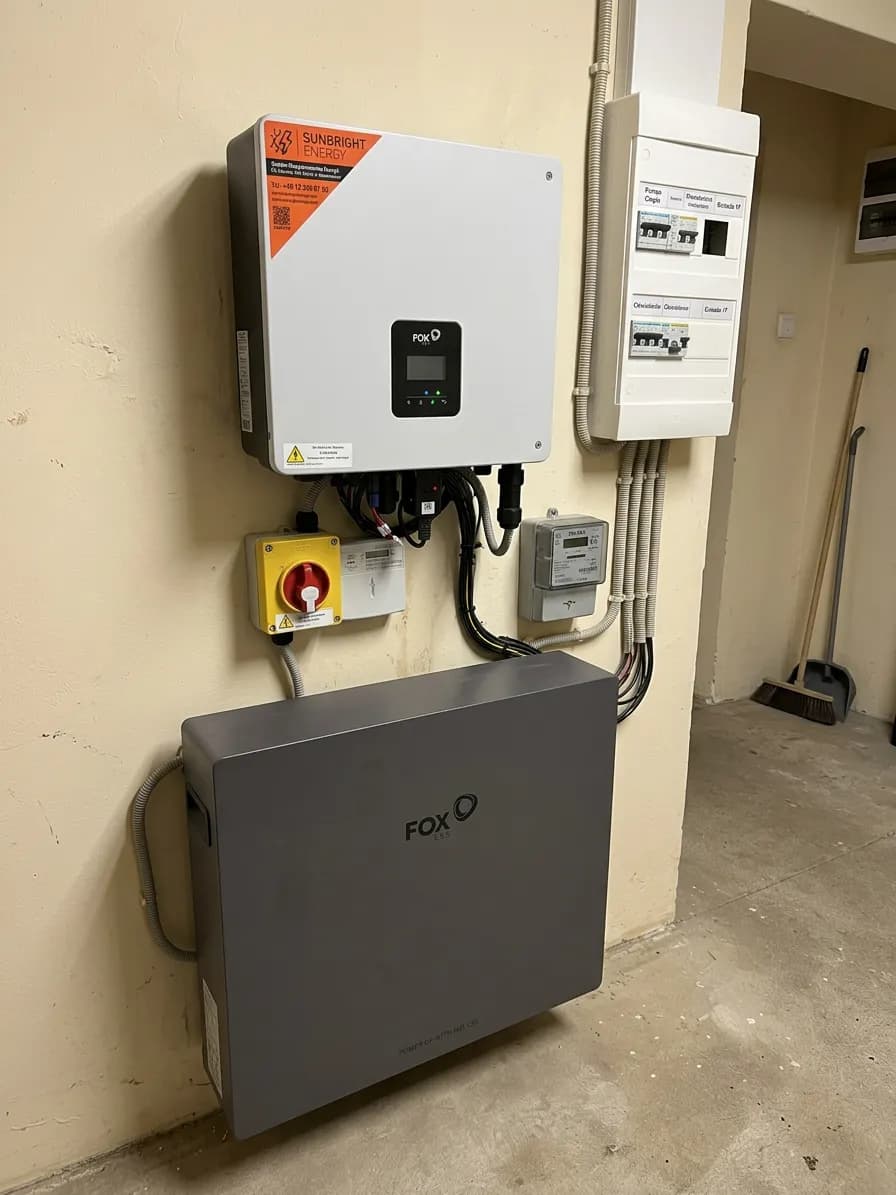 Montaż magazynu energii Fox ESS 10 kWh - Poznań