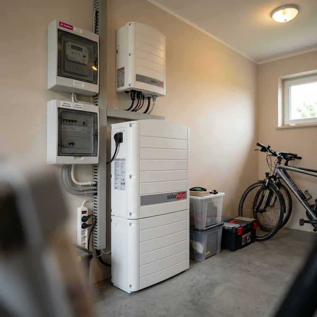 Montaż magazynu energii SolarEdge 20 kWh - Warszawa