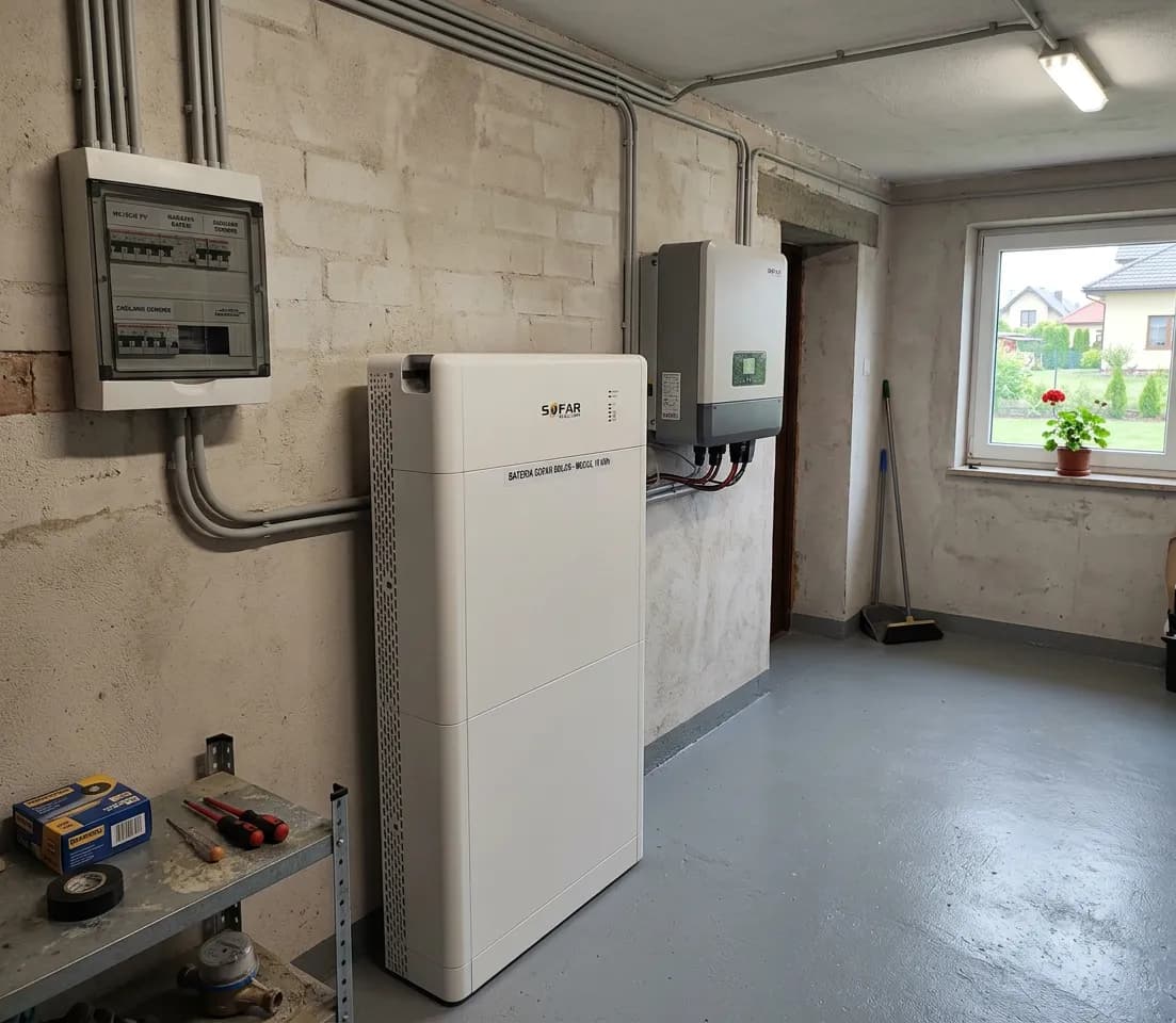 Montaż magazynu energii Sofar Solar 10 kWh - Lublin